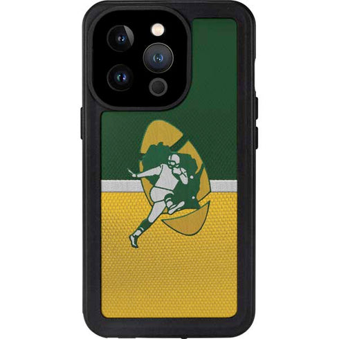 NFL Green Bay Packers Vintage iPhone 15 Pro Waterproof Case